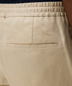 J.Lindeberg Baron Tencel Linen Pants Safari Beige