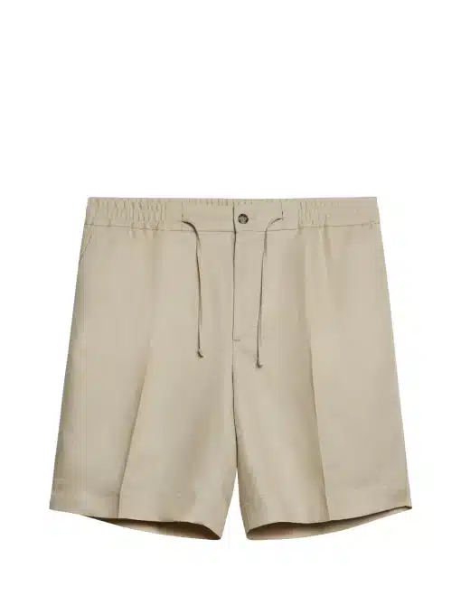 J.Lindeberg Baron Tencel Linen Shorts Safari Beige