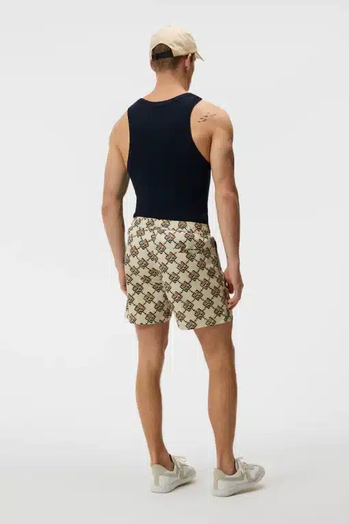 J.Lindeberg Banks Diamond JL Swim Trunks Safari Beige
