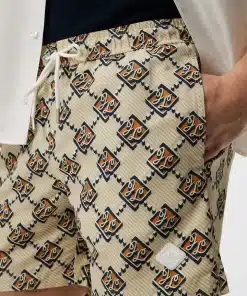 J.Lindeberg Banks Diamond JL Swim Trunks Safari Beige