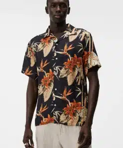J.Lindeberg Elio Tropical Print Navy