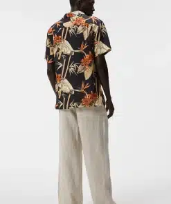 J.Lindeberg Elio Tropical Print Navy