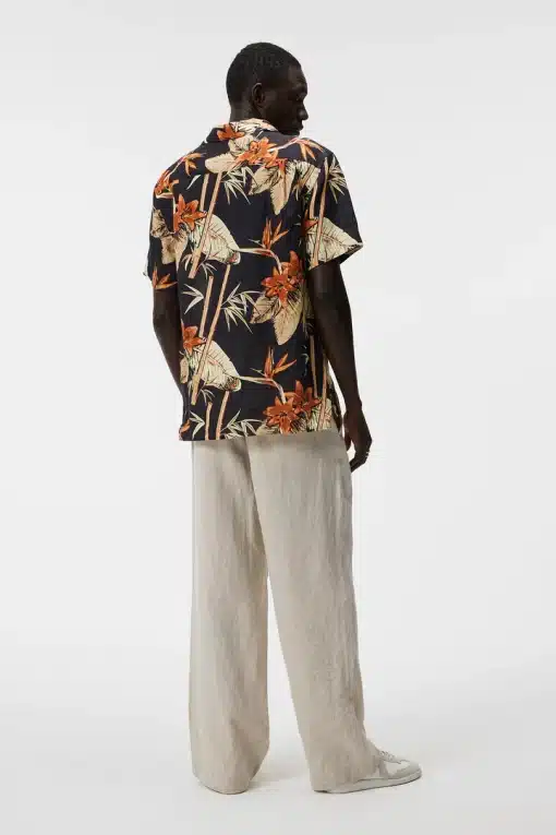 J.Lindeberg Elio Tropical Print Navy