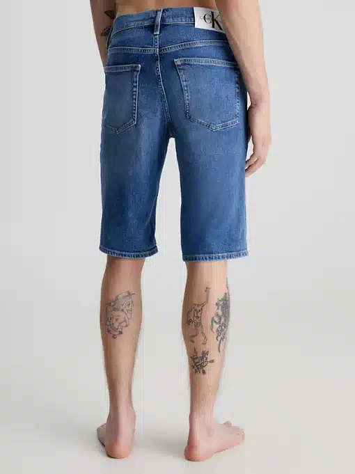 Calvin Klein Slim Denim Shorts Denim Medium