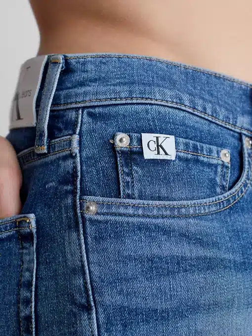 Calvin Klein Slim Denim Shorts Denim Medium