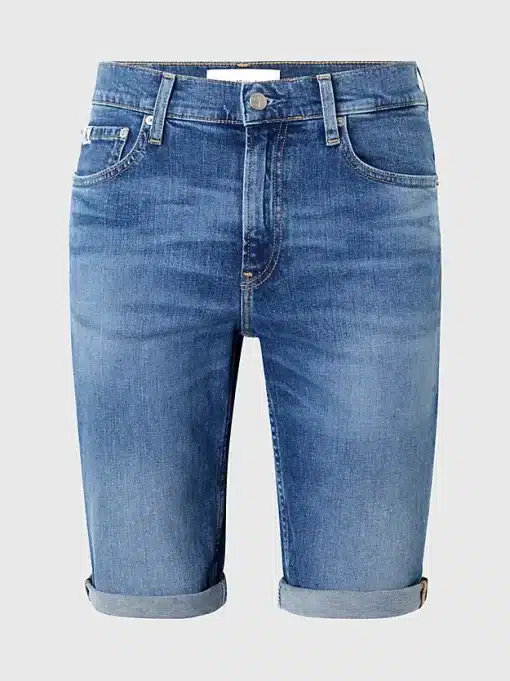 Calvin Klein Slim Denim Shorts Denim Medium