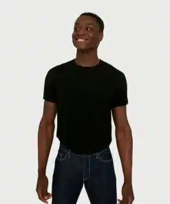 Organic Basics TENCEL™ LYOCELL Lite Crew Tee Black