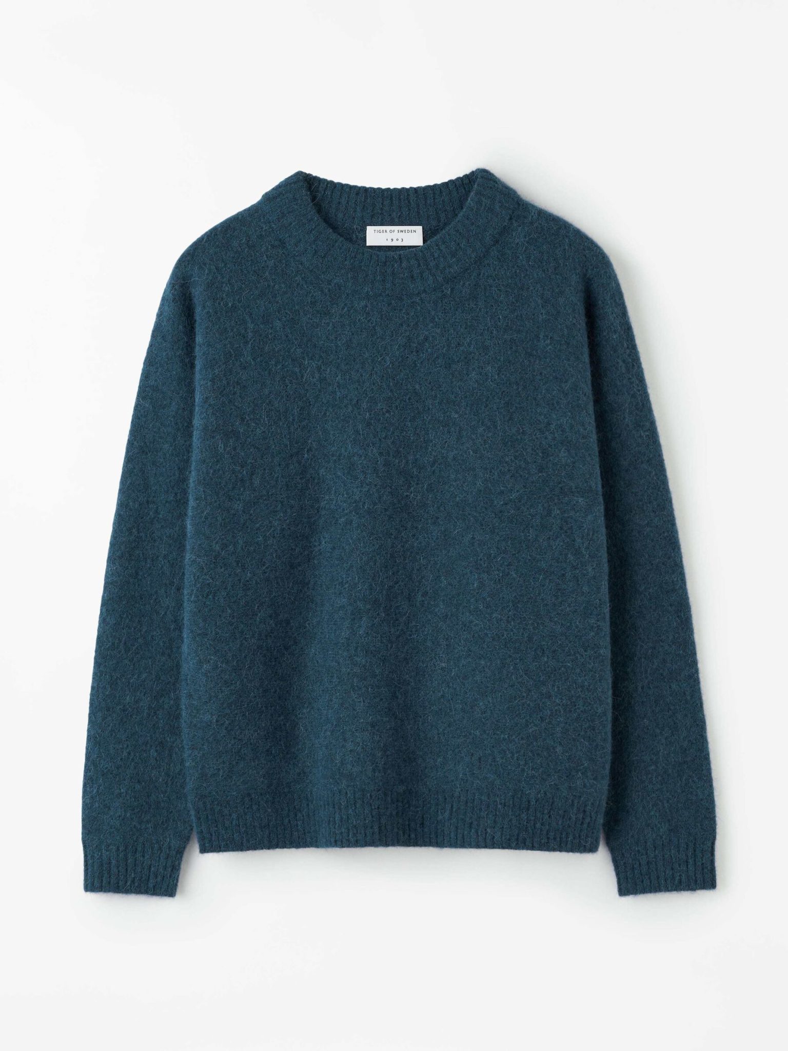 Norsewear Pullover Sweater Heavyweight high quality Teal Blue Large New Zealand Wool Blend