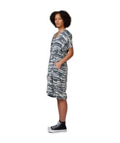 Makia Mila Kaftan Dress Khaki/Petrol