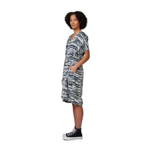 Makia Mila Kaftan Dress Khaki/Petrol