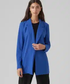 Vero Moda Liva Long Blazer Beaucoup Blue