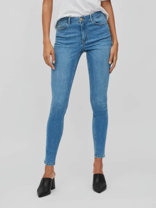 Vila Sarah Skinny Fit Jeans Medium Blue Denim