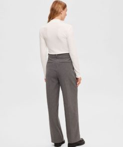 Selected Femme Ginny High Neck Top Snow White