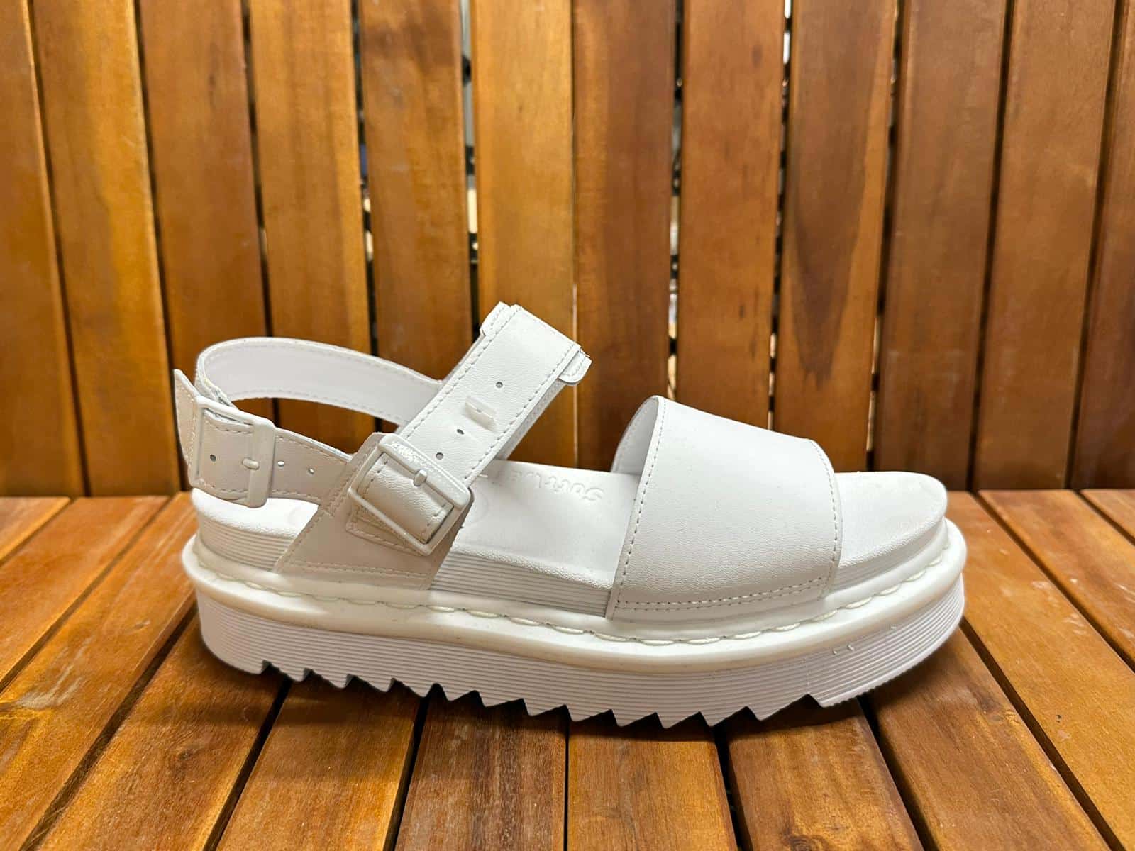 Buy Dr. Martens Voss Mono Sandals White Scandinavian Fashion Store