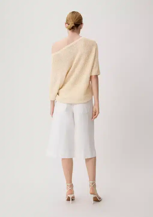 Comma, Knitted Pullover Beige