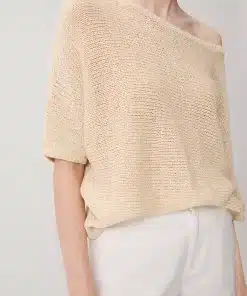 Comma, Knitted Pullover Beige
