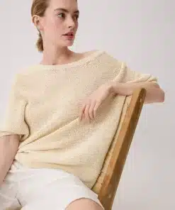 Comma, Knitted Pullover Beige