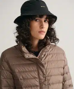 Gant Woman Light Down Jacket Desert Brown