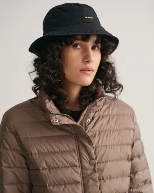 Gant Woman Light Down Jacket Desert Brown
