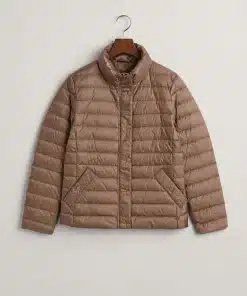 Gant Woman Light Down Jacket Desert Brown