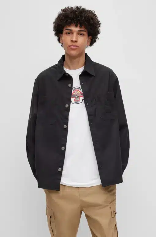 Hugo Erato Overshirt Black