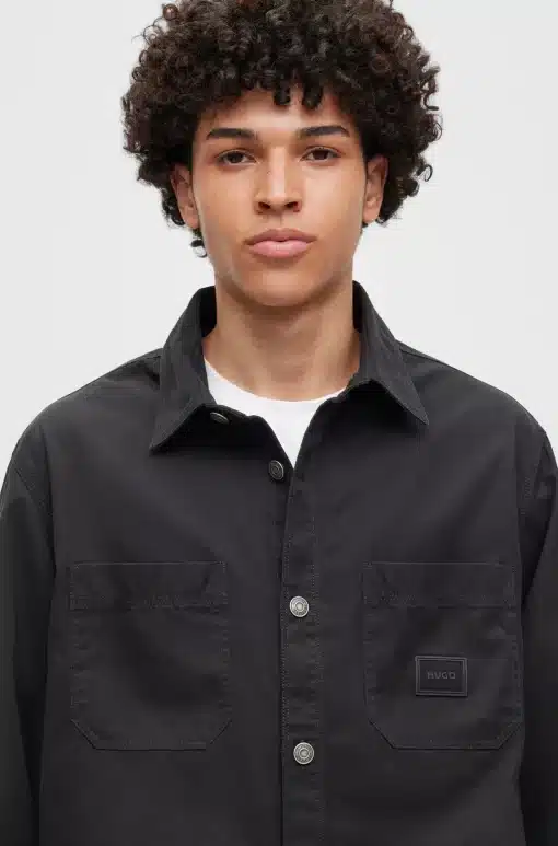 Hugo Erato Overshirt Black