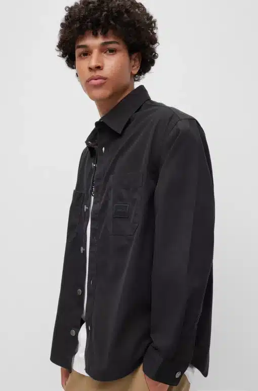 Hugo Erato Overshirt Black