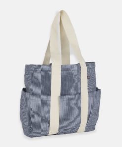 Dickies Hickory Icon Tote Bag Blue Hickory
