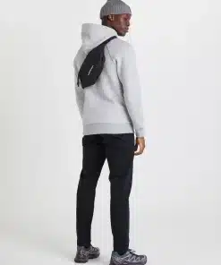 Peak Performance Original Small Logo Hood Men Med Grey Melange