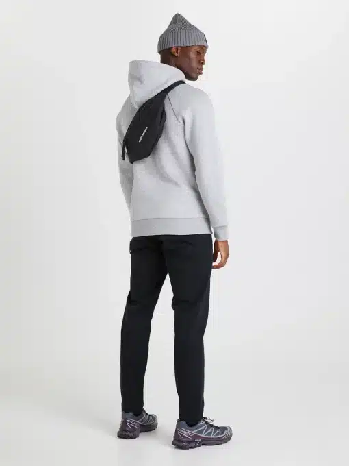 Peak Performance Original Small Logo Hood Men Med Grey Melange