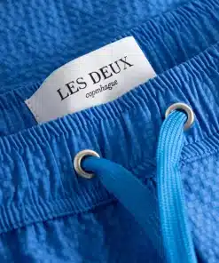 Les Deux Stan Seersucker Swim Shorts Palace Blue