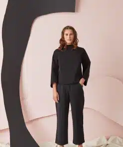 Papu Wide Leg Trousers Black
