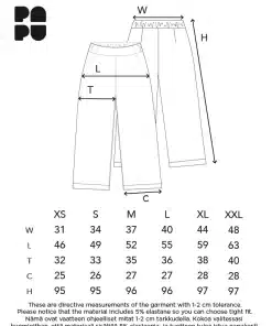 Papu Wide Leg Trousers Black