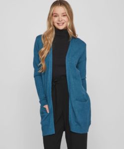 Vila Ril Open Cardigan Moroccan Blue