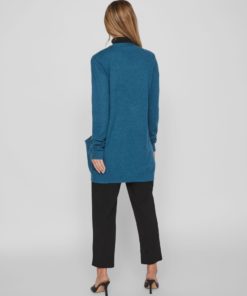Vila Ril Open Cardigan Moroccan Blue