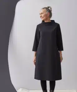 Papu Midi Dress Solid Black