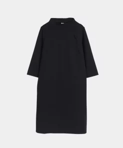 Papu Midi Dress Solid Black