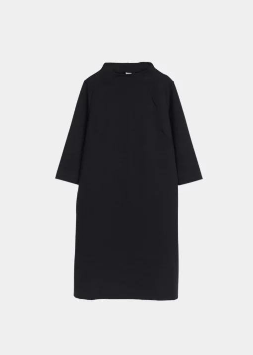 Papu Midi Dress Solid Black