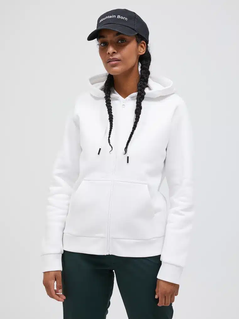 Buy Peak Performance Original Small Logo Zip Hood Women Offwhite Scandinavian Fashion Store