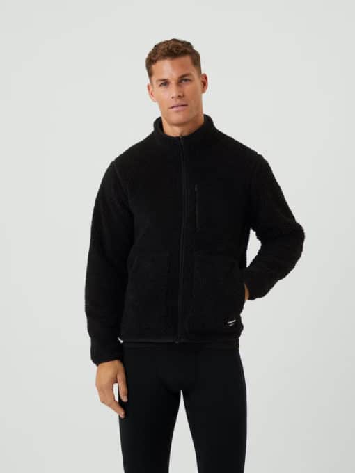 Björn Borg Centre Pile Fleece Jacket Black Beauty