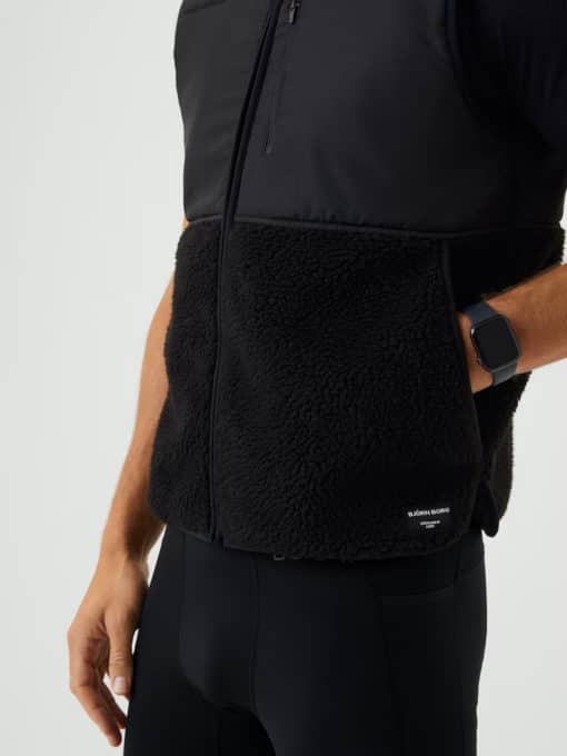 Björn Borg Centre Pile Fleece Vest Black Beauty