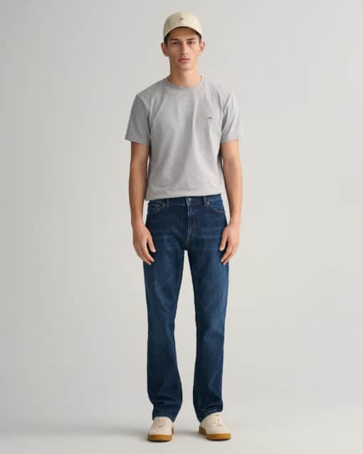 Gant Regular Jeans Dark Blue Worn In