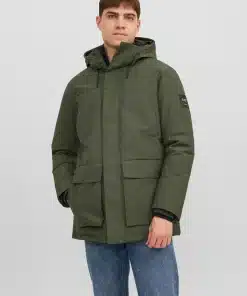 Jack & Jones JJerob Parka Jacket Green