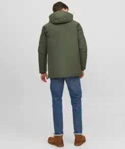 Jack & Jones JJerob Parka Jacket Green