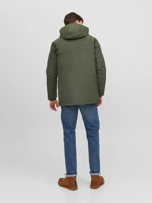 Jack & Jones JJerob Parka Jacket Green