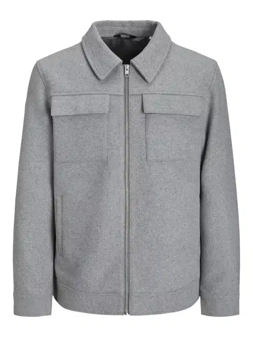 Jack & Jones JJemorrison Wool Jacket Light Grey Melange