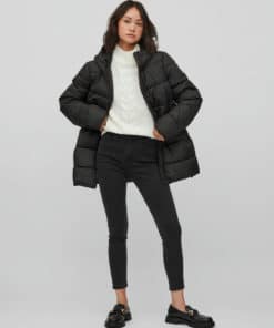 Vila Tate Puffer Jacket Black