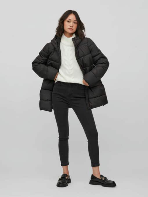 Vila Tate Puffer Jacket Black