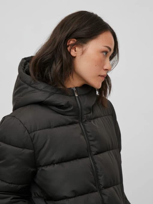 Vila Tate Puffer Jacket Black