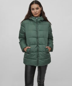 Vila Tate Puffer Jacket Pineneedle